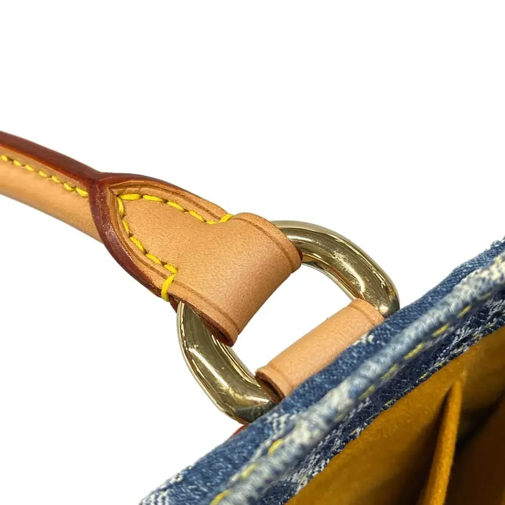 Louis Vuitton Flat Shopper Monogram Denim Handbag M95018